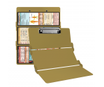 WhiteCoat Clipboard® Trifold - Tactical Brown Flight Medic Edition